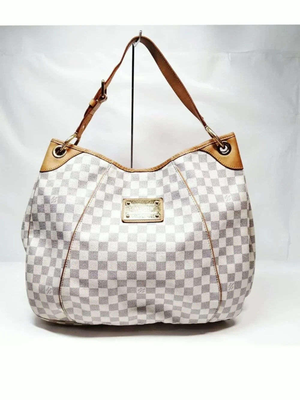 Authentic Louis Vuitton Galliera GM Damier Azur Hobo Shoulder Bag Large LV Tote - Picture 2 of 16